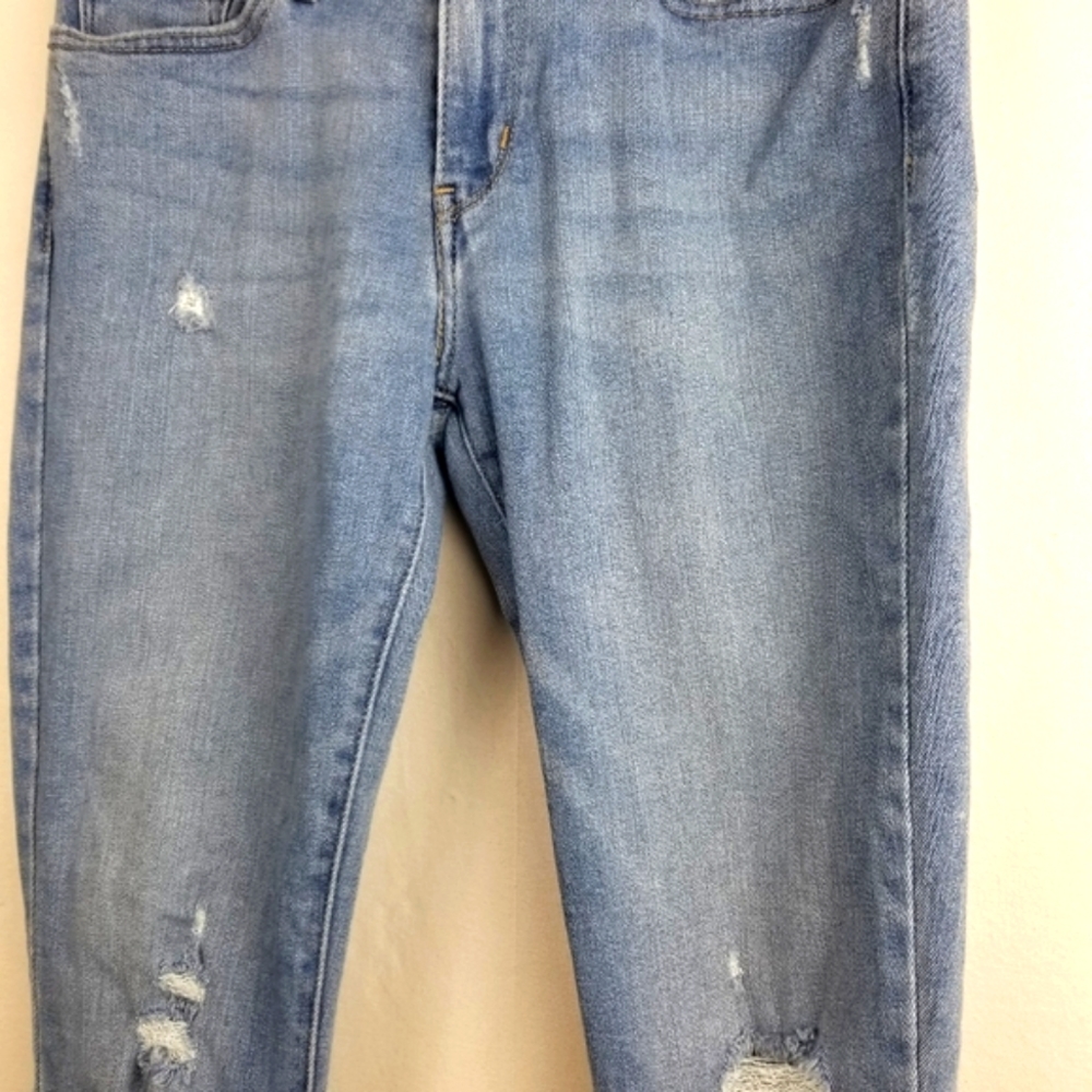 Levi's 711 Skinny Distressed Medium Wash Jeans Size 29 - Picture 7 of 15